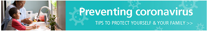 mom and child washing hands, Preventing Coronavirus, tips to protect yourself & your family